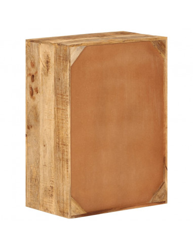 Credenza 55x33x75 cm in Legno Massello di Mango