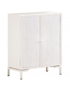 Credenza 60x30x76 cm in Legno Massello di Mango