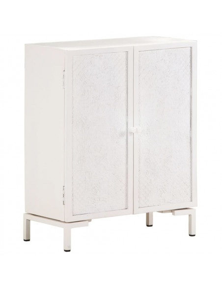 Credenza 60x30x76 cm in Legno Massello di Mango