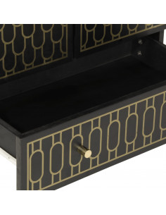 Credenza 60x33x110 cm in Legno Massello di Mango