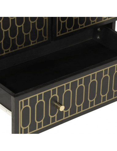 Credenza 60x33x110 cm in Legno Massello di Mango