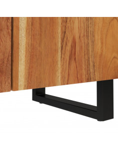 Credenza 60x33x75 cm in Legno Massello di Acacia