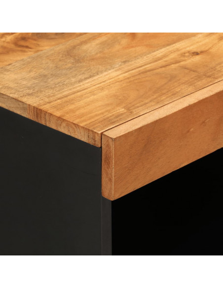 Credenza 60x33x75 cm in Legno Massello di Acacia