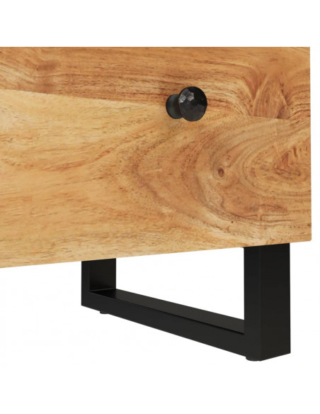 Credenza 60x33x75 cm in Legno Massello di Acacia