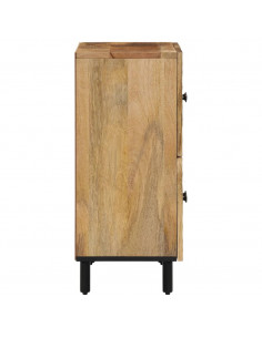 Credenza 60x33x75 cm in Legno Massello di Mango