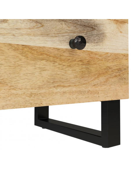 Credenza 60x33x75 cm in Legno Massello di Mango