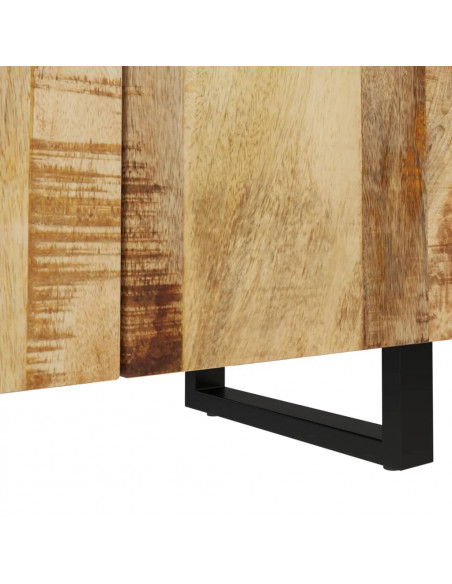 Credenza 60x33x75 cm in Legno Massello di Mango