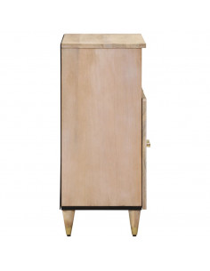 Credenza 60x33x75 cm in Legno Massello di Mango