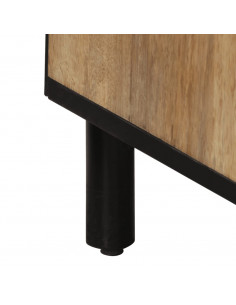 Credenza 60x33x75 cm in Legno Massello di Mango