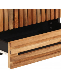 Credenza 60x34x100 cm in Legno Massello di Acacia