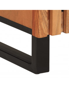 Credenza 60x34x75 cm in Legno Massello di Acacia