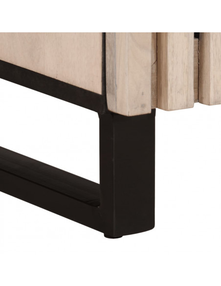 Credenza 60x34x75 cm in Legno Massello di Mango