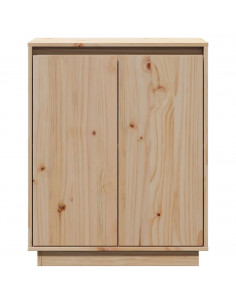 Credenza 60x34x75 cm in Legno Massello di Pino