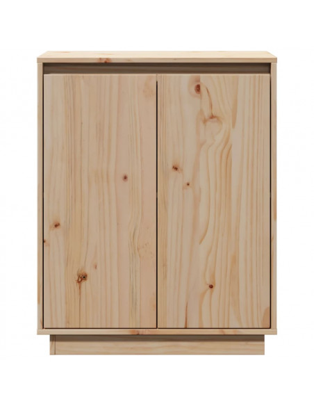 Credenza 60x34x75 cm in Legno Massello di Pino