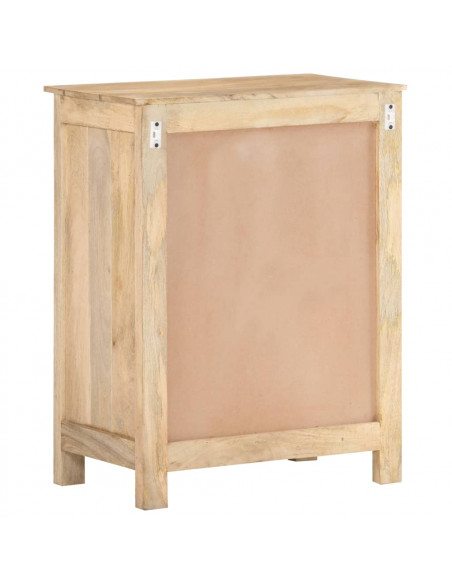Credenza 60x35x75 cm in Legno Massello di Mango