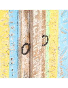 Credenza 61x35x76 cm in Legno Grezzo di Acacia