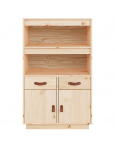 Credenza 67x40x108,5 cm in Legno Massello di Pino