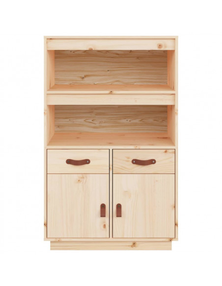 Credenza 67x40x108,5 cm in Legno Massello di Pino