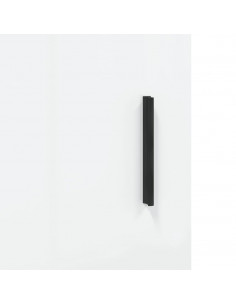 Credenza 69,5x34x90 cm in Legno Multistrato Bianco Lucido