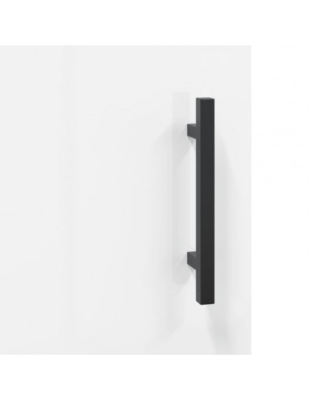 Credenza 69,5x34x90 cm in Legno Multistrato Bianco Lucido