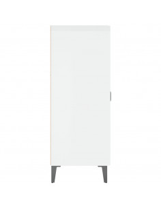 Credenza 69,5x34x90 cm in Legno Multistrato Bianco Lucido