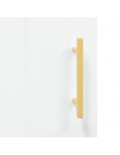 Credenza 69,5x34x90 cm in Legno Multistrato Bianco Lucido