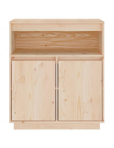 Credenza 70x34x80 cm in Legno Massello di Pino