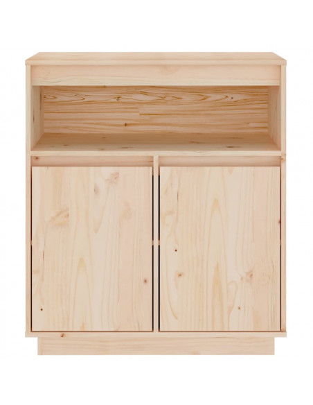 Credenza 70x34x80 cm in Legno Massello di Pino