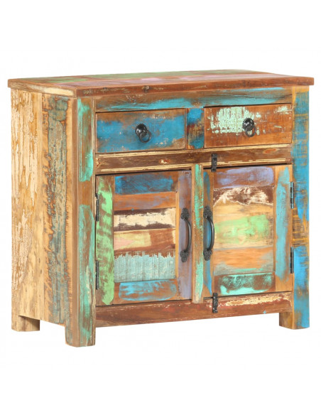 Credenza 70x35x65 cm in Legno Massello di Recupero