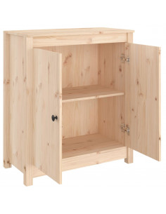 Credenza 70x35x80 cm in Legno Massello di Pino