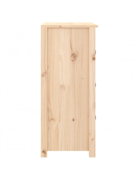 Credenza 70x35x80 cm in Legno Massello di Pino