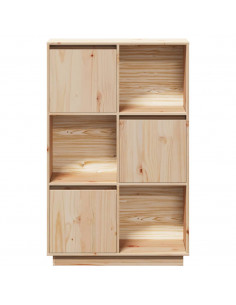 Credenza 74x35x117 cm in Legno Massello di Pino