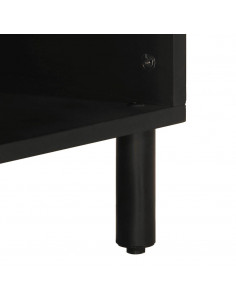 Credenza 80x33,5x75 cm in Legno Massello di Mango Grezzo