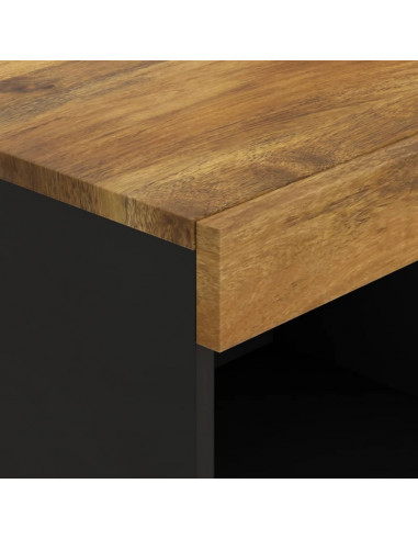 Credenza 85x33x75 cm in Legno Massello di Mango