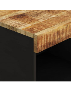 Credenza 85x33x75 cm in Legno Massello di Mango