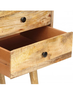 Credenza 85x40x71 cm in Legno Massello di Mango