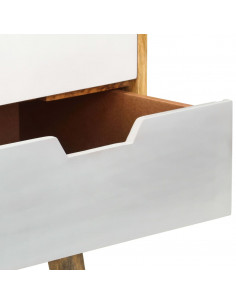 Credenza 85x40x71 cm in Legno Massello di Mango