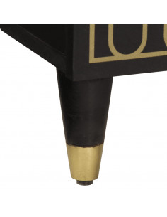 Credenza 90x33x75 cm in Legno Massello di Mango