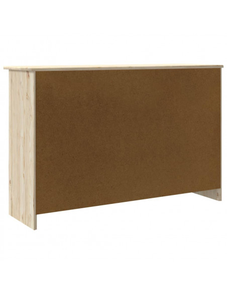 Credenza ALTA 112x35x73 cm in Legno Massello di Pino