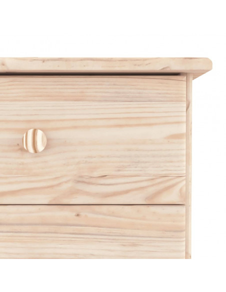 Credenza ALTA 77x35x165 cm in Legno Massello di Pino