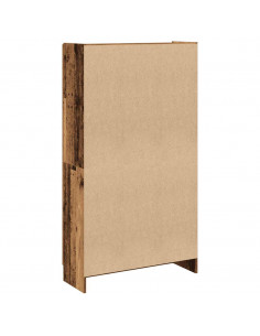 Credenza Alta Legno Antico 82,5x30,5x150 cm in Truciolato