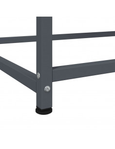 Credenza Antracite 100,5x39x107 cm in Acciaio