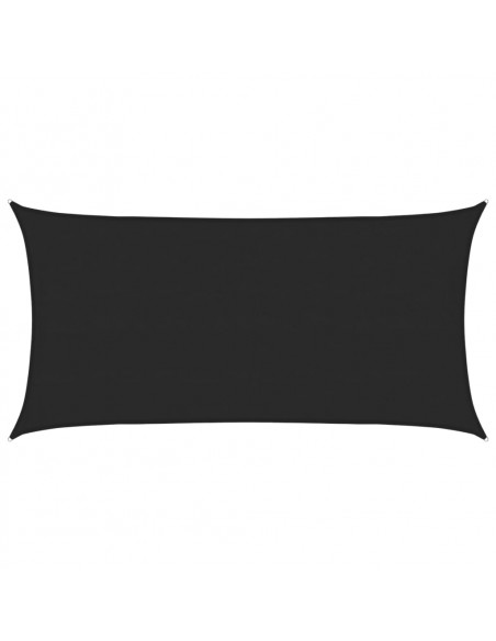 Vela Parasole 160 g/m² Nera 4x7 m in HDPE