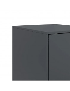Credenza Antracite 34,5x39x107 cm in Acciaio