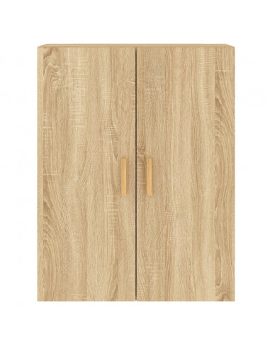 Armadietti a Parete 2 pz Rovere Sonoma in Legno Multistrato