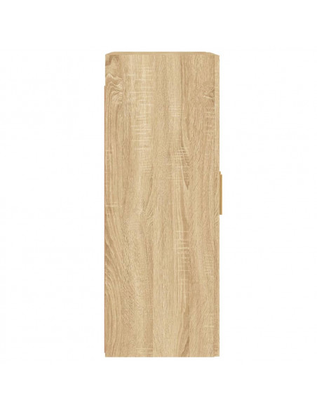 Armadietti a Parete 2 pz Rovere Sonoma in Legno Multistrato