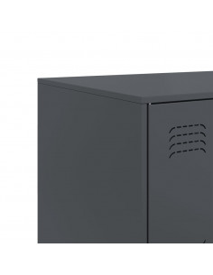 Credenza Antracite 99x39x73 cm in Acciaio