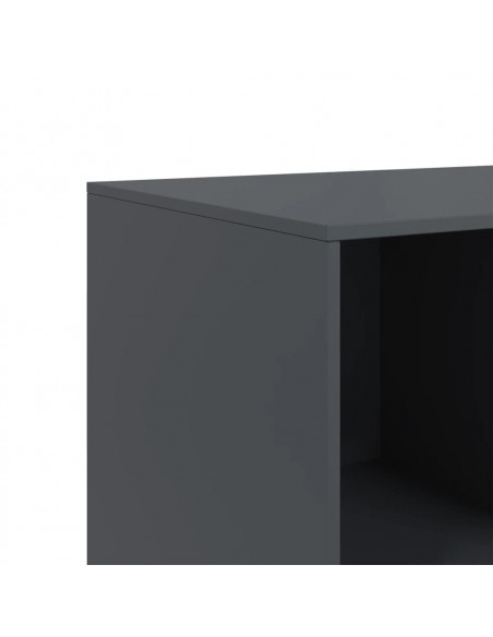 Credenza Antracite 99x39x73 cm in Acciaio