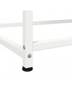 Credenza Bianca 100,5x39x107 cm in Acciaio