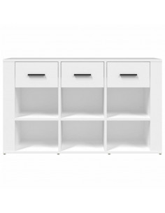 Credenza Bianca 100x30x59,5 cm in Legno Multistrato